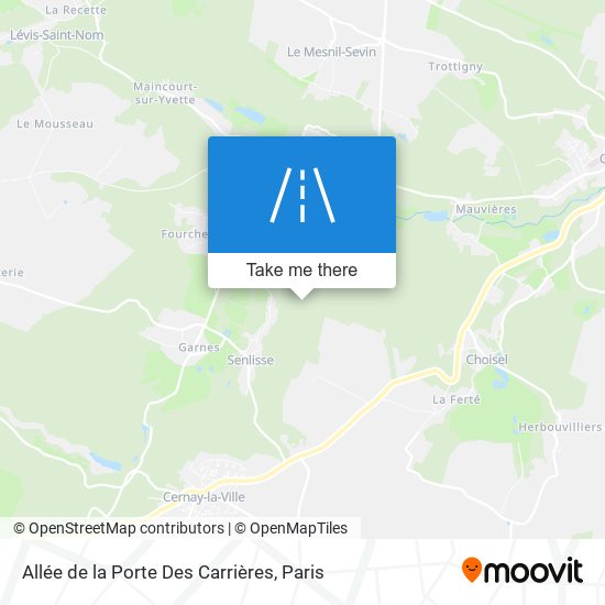 Allée De La Porte Des Carrières map