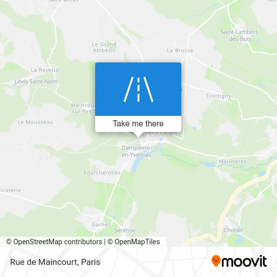 Rue de Maincourt map