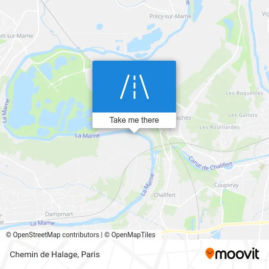 Chemin de Halage map