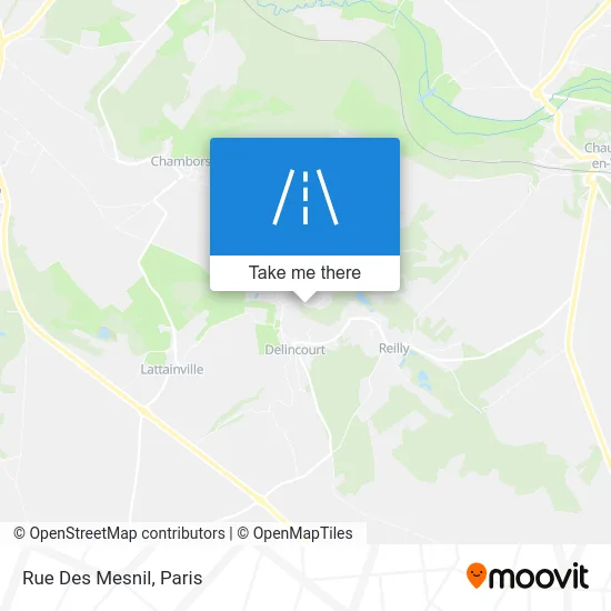 Rue Des Mesnil map