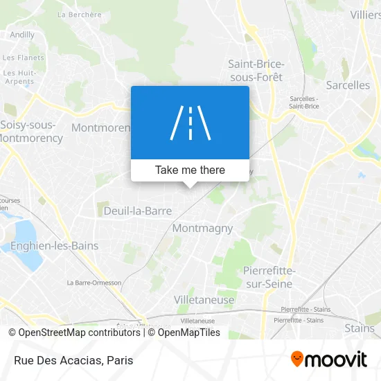 Rue Des Acacias map