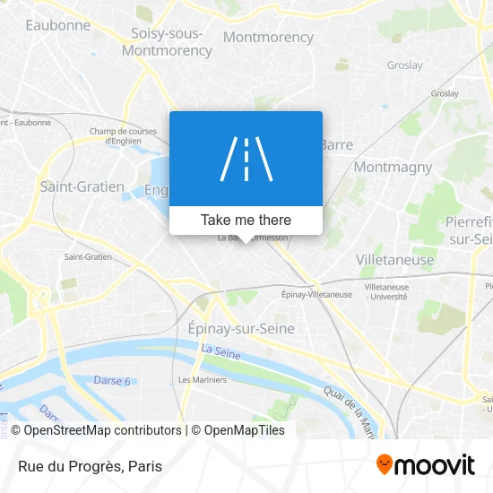 Rue du Progrès map