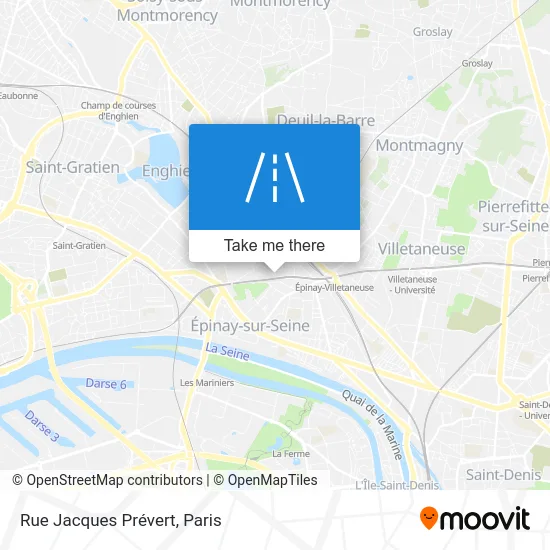 Rue Jacques Prévert map