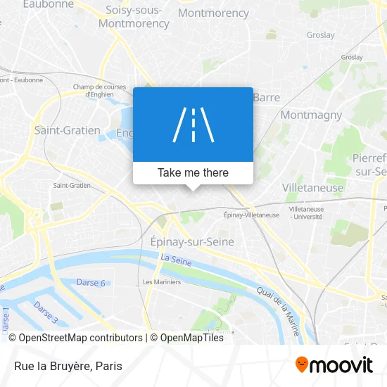 Rue la Bruyère map