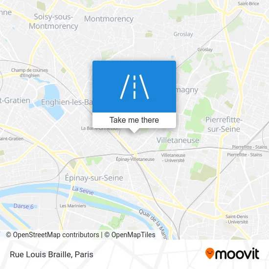 Rue Louis Braille map