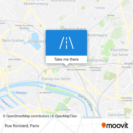 Rue Ronsard map
