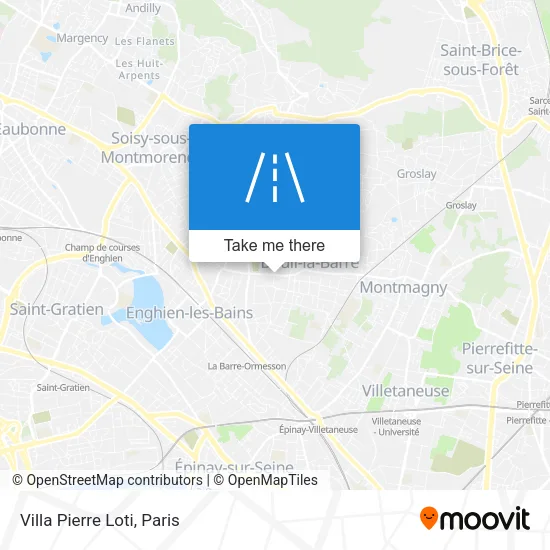 Villa Pierre Loti map
