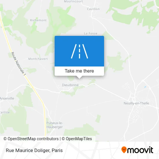 Rue Maurice Doliger map