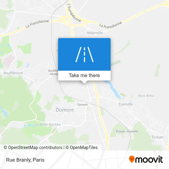 Rue Branly map