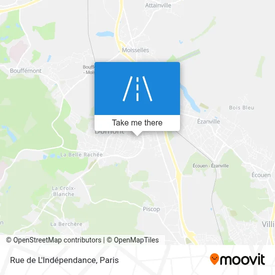 Rue de L'Indépendance map