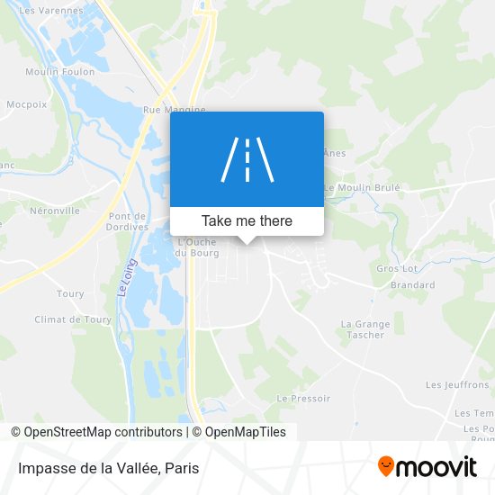 Impasse de la Vallée map