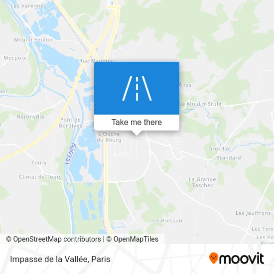 Impasse de la Vallée map