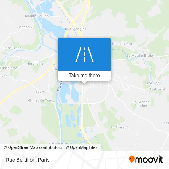 Rue Bertillon map