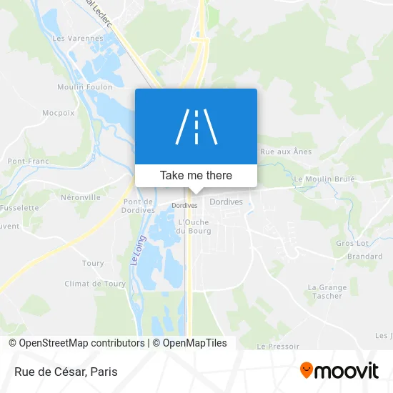 Rue de César map