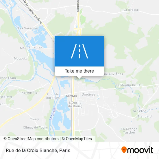 Rue de la Croix Blanche map