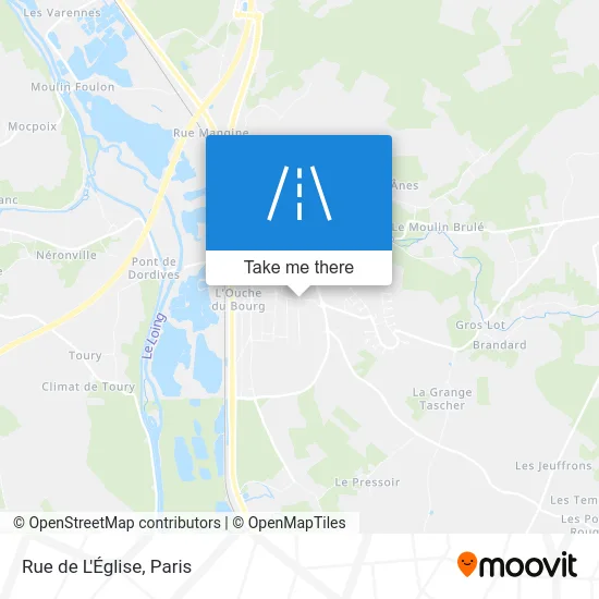 Rue de L'Église map