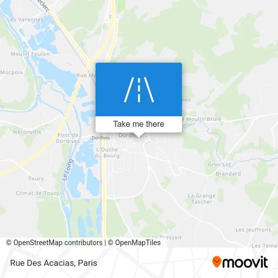 Rue Des Acacias map