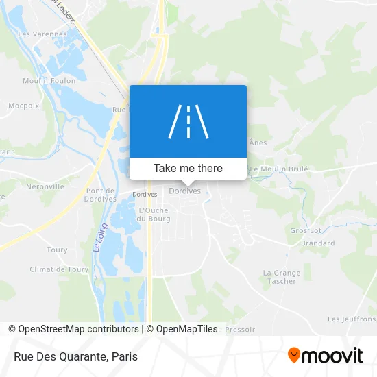 Rue Des Quarante map