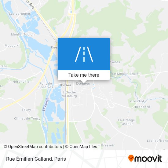 Rue Émilien Galland map