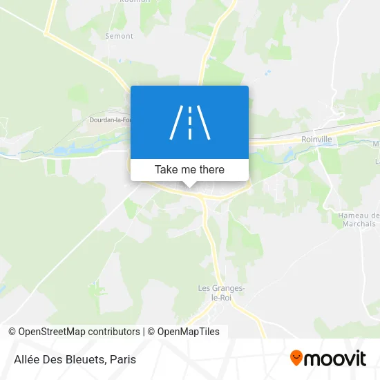 Allée Des Bleuets map