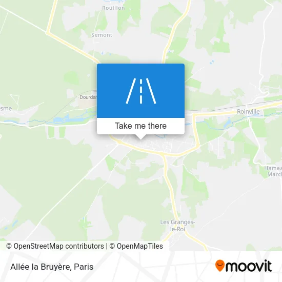 Allée la Bruyère map
