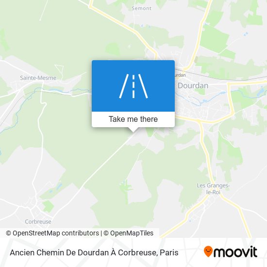 Ancien Chemin De Dourdan À Corbreuse map