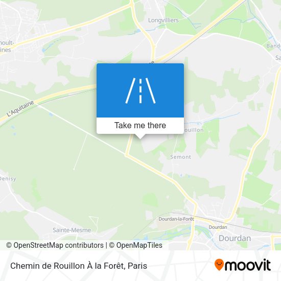 Chemin de Rouillon À la Forêt map