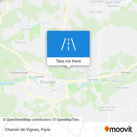 Chemin de Vignes map