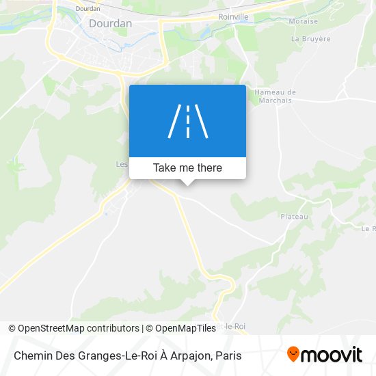 Chemin Des Granges-Le-Roi À Arpajon map