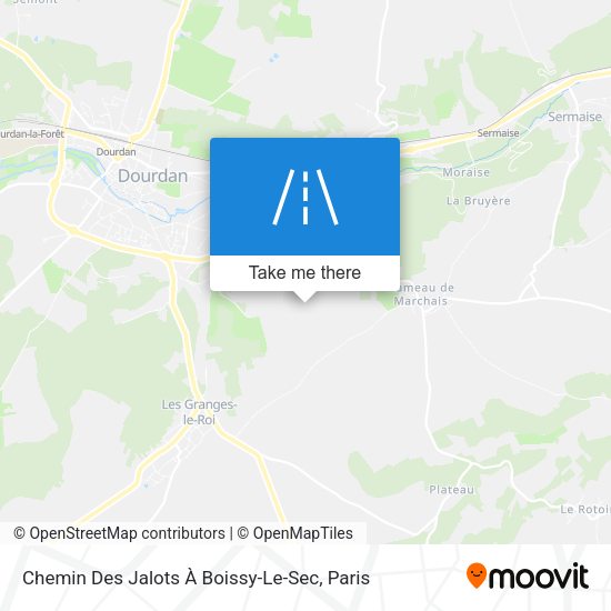 Chemin Des Jalots À Boissy-Le-Sec map