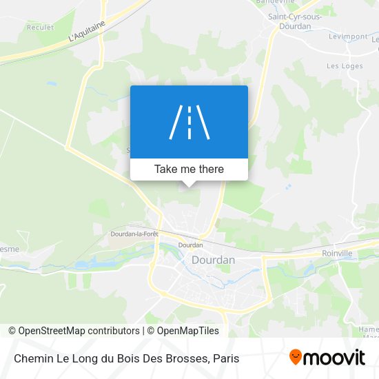 Chemin Le Long du Bois Des Brosses map