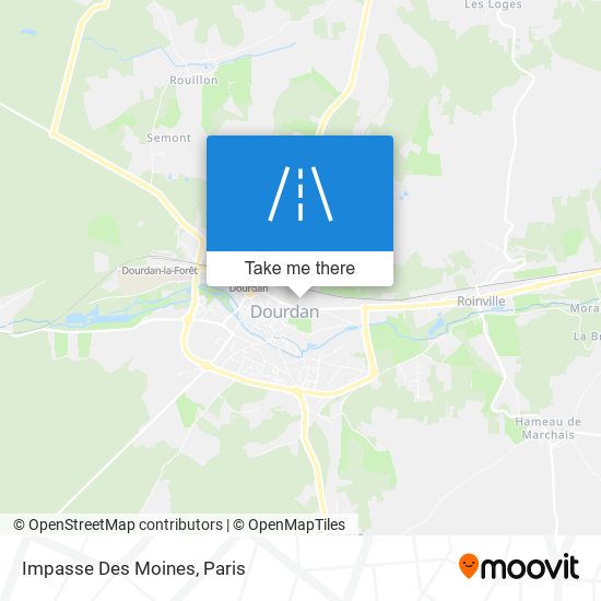 Impasse Des Moines map