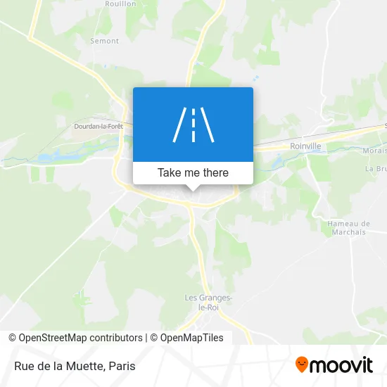 Rue de la Muette map
