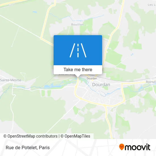 Rue de Potelet map