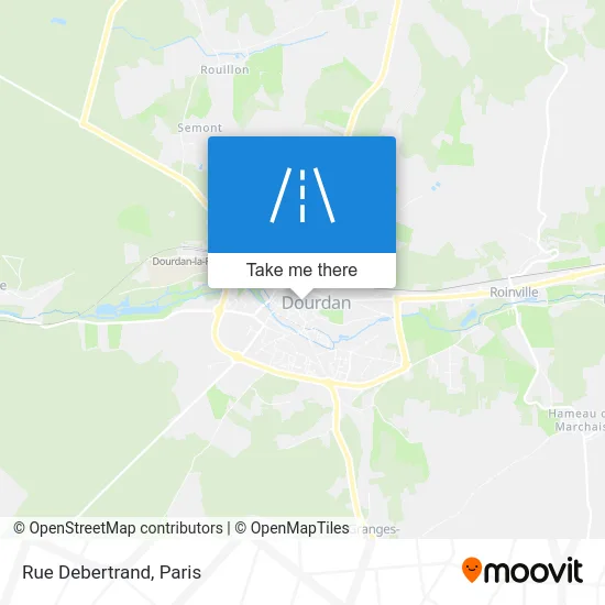 Rue Debertrand map