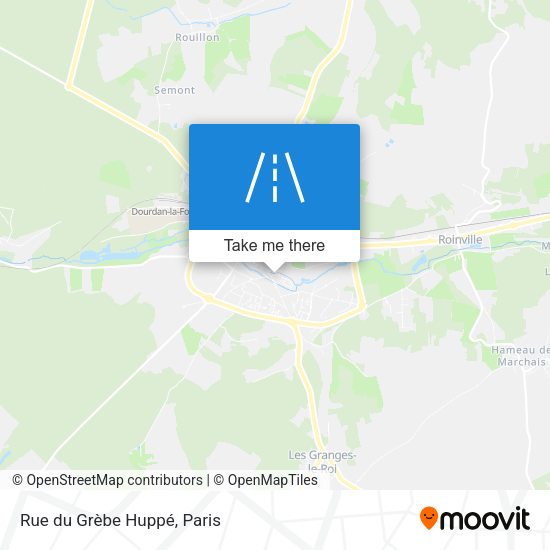Rue du Grèbe Huppé map