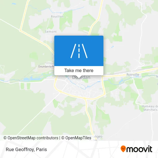 Rue Geoffroy map