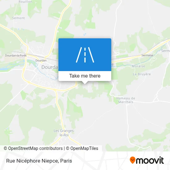 Rue Nicéphore Niepce map