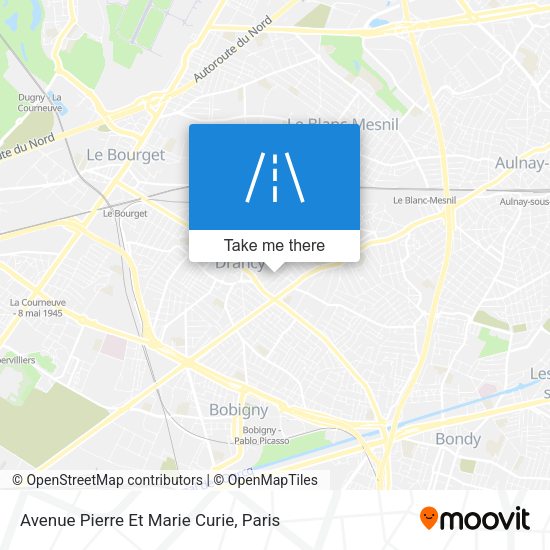 Avenue Pierre Et Marie Curie map