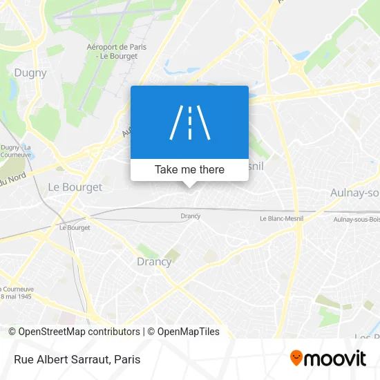 Rue Albert Sarraut map