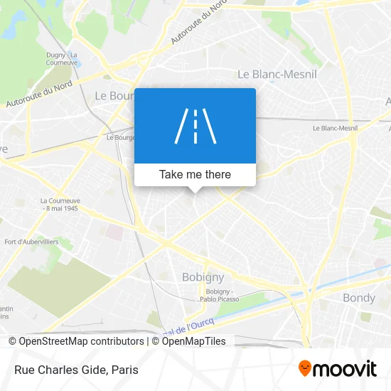Rue Charles Gide map