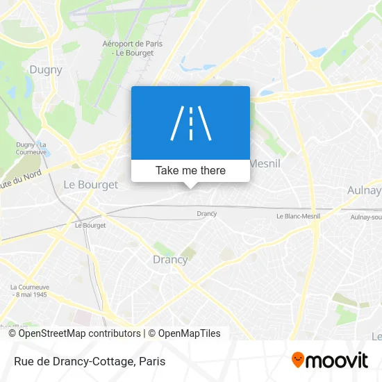 Rue de Drancy-Cottage map
