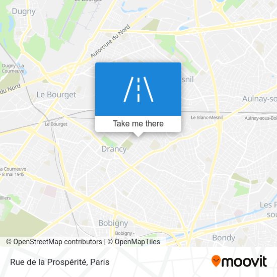 Rue de la Prospérité map