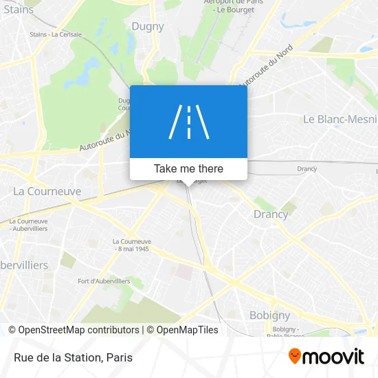 Rue de la Station map