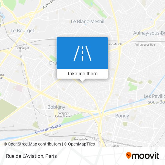 Mapa Rue de L'Aviation