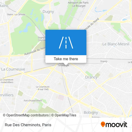 Mapa Rue Des Cheminots