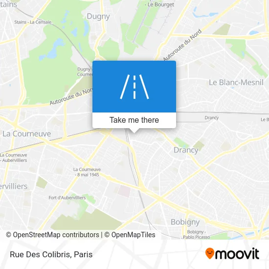 Rue Des Colibris map