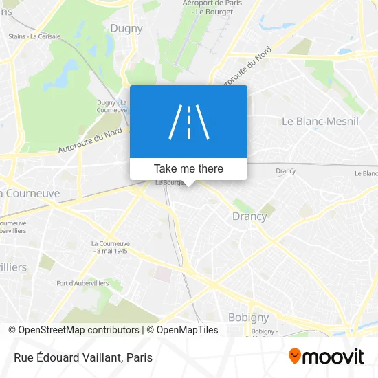 Rue Édouard Vaillant map