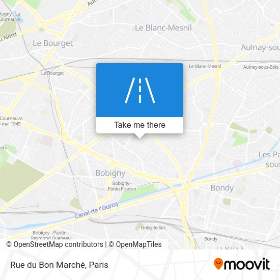 Rue du Bon Marché map