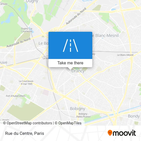 Rue du Centre map